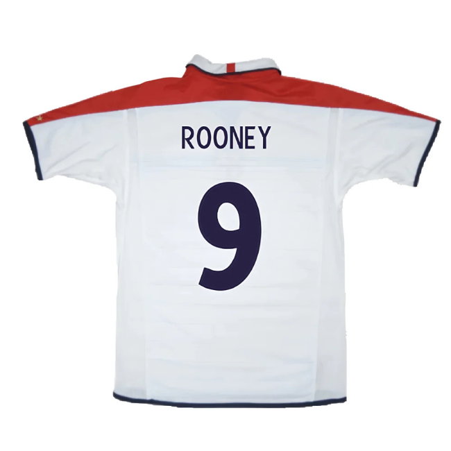 England 2003-05 Home Shirt (Excellent) (Rooney 9)
