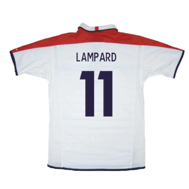 England 2003-05 Home Shirt ((Very Good) L) (Lampard 11)