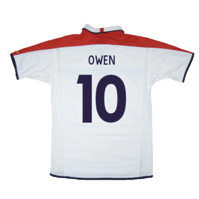 England 2003-05 Home Shirt ((Very Good) L) (Owen 10)