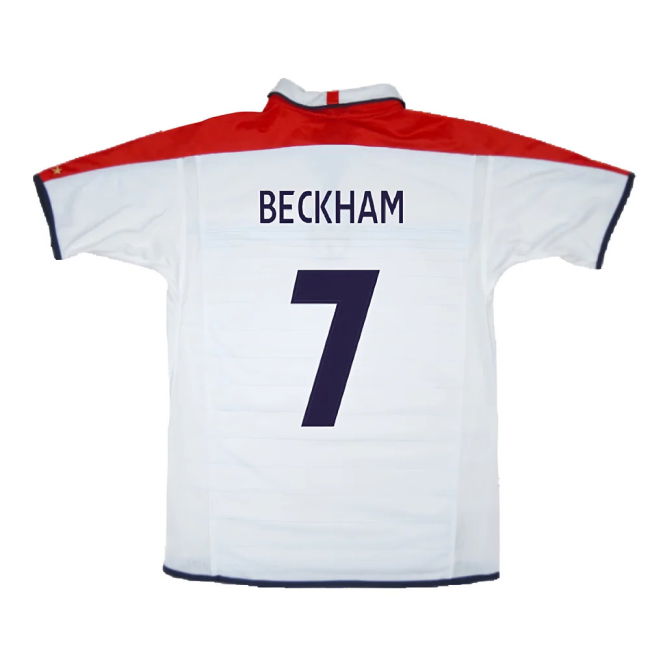 England 2003-05 Home Shirt (XL) (Very Good) (BECKHAM 7)