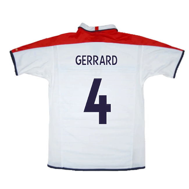 England 2003-05 Home Shirt (XL) (Very Good) (GERRARD 4)