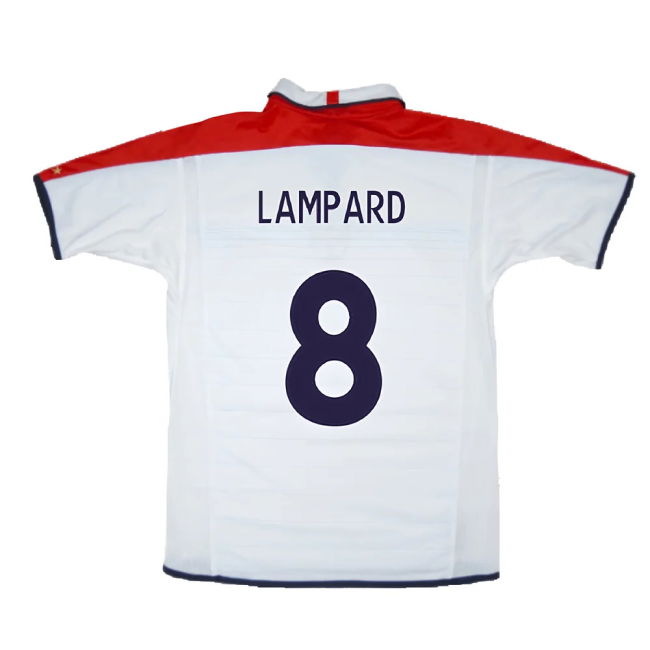 England 2003-05 Home Shirt (XL) (Very Good) (LAMPARD 8)