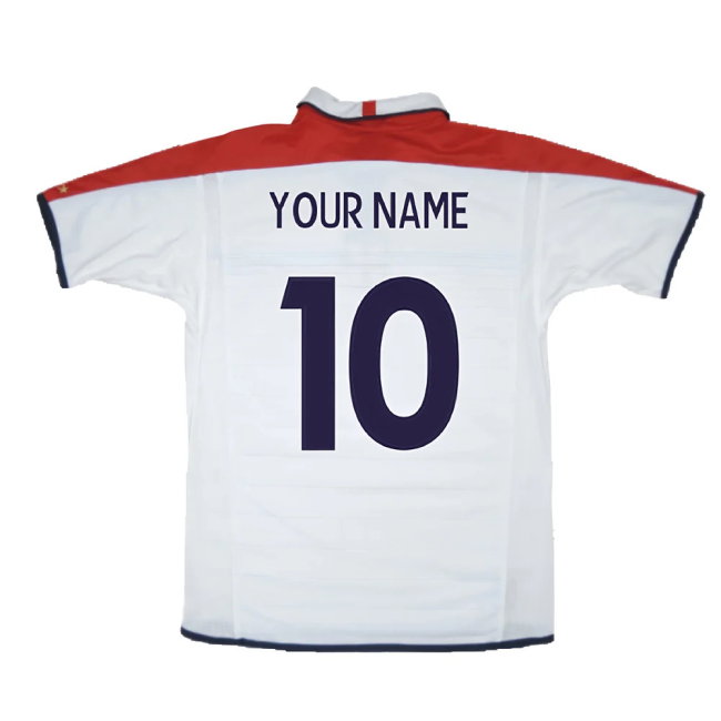 England 2003-05 Home Shirt (XXL) (Excellent) (Your Name)