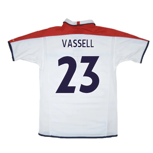 England 2003-05 Home Shirt (XL) (Mint) (Vassell 23)