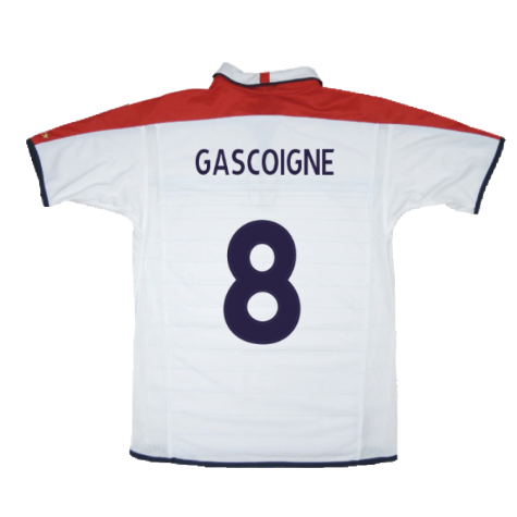 England 2004-05 Home Shirt (XL) (Very Good) (GASCOIGNE 8)