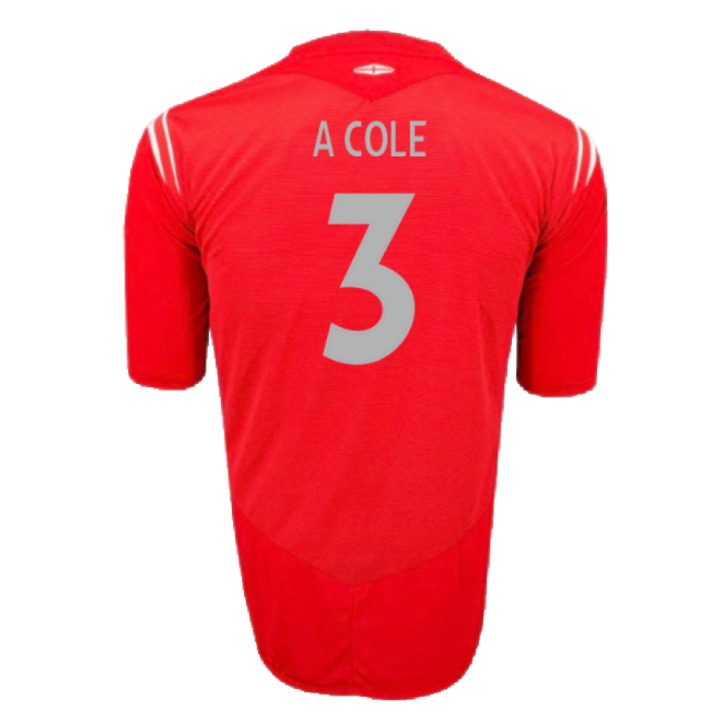 England 2004-06 Away (Excellent) (A Cole 3)