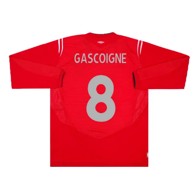 England 2004-06 Away L/S (L) (Excellent) (Gascoigne 8)