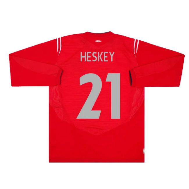 England 2004-06 Away L/S (L) (Excellent) (Heskey 21)