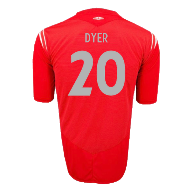 England 2004-06 Away Shirt (2XL) (Excellent) (Dyer 20)
