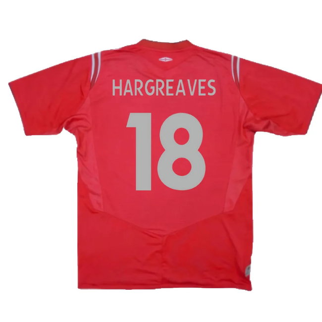 England 2004-2006 Away Shirt (Excellent) (Hargreaves 18)