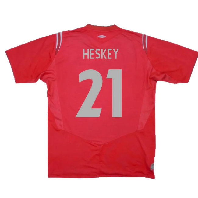 England 2004-2006 Away Shirt (Excellent) (Heskey 21)