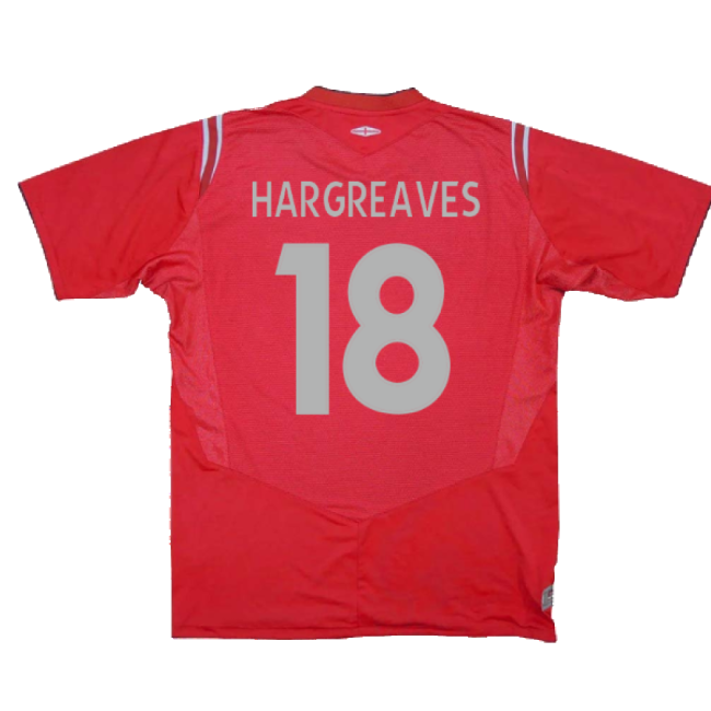England 2004-06 Away Shirt (M) (Excellent) (Hargreaves 18)