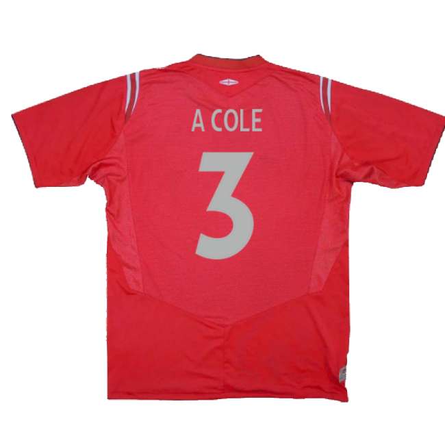 England 2004-06 Away Shirt (XL) (Excellent) (A Cole 3)