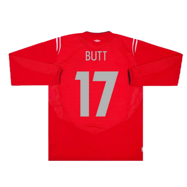 England 2004-2006 Away L/S Shirt (L) (Excellent) (Butt 17)