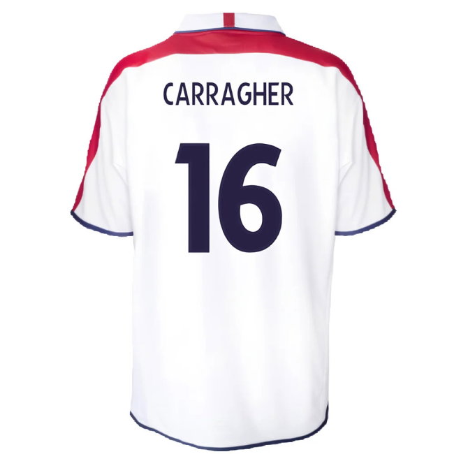 England 2004 Retro Football Shirt (Carragher 16)