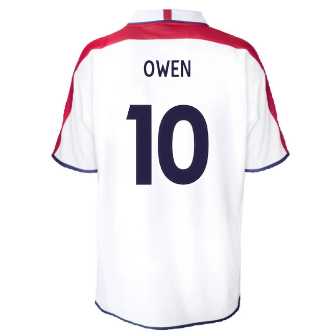 England 2004 Retro Football Shirt (Owen 10)