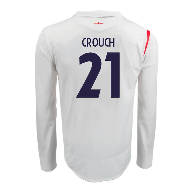 England 2005-07 Home Long Sleeve Shirt (XL) (Very Good) (CROUCH 21)