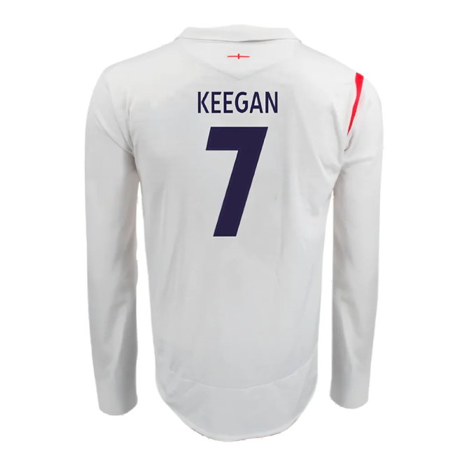 England 2005-07 Home Long Sleeve Shirt (XL) (Very Good) (KEEGAN 7)