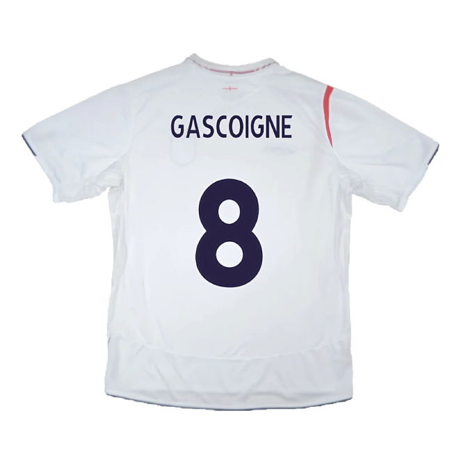 England 2005-07 Home Shirt (M) (Excellent) (GASCOIGNE 8)
