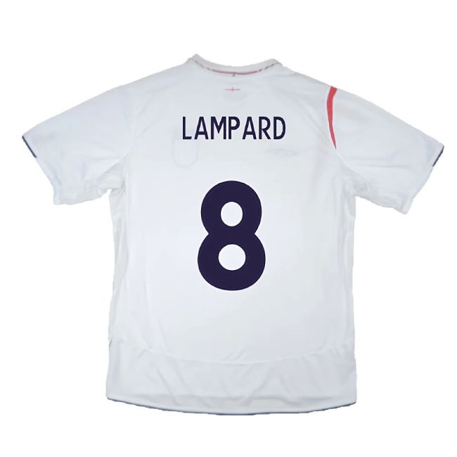 England 2005-07 Home Shirt (M) (Excellent) (LAMPARD 8)