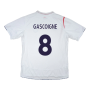 England 2005-07 Home Shirt (M) (Very Good) (GASCOIGNE 8)