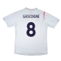 England 2005-07 Home Shirt (XL) (Very Good) (GASCOIGNE 8)