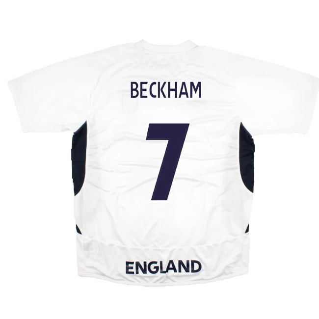 England 2005-07 Umbro Training Shirt (L) (Mint) (BECKHAM 7)