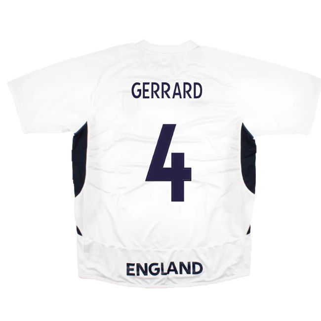 England 2005-07 Umbro Training Shirt (L) (Mint) (GERRARD 4)