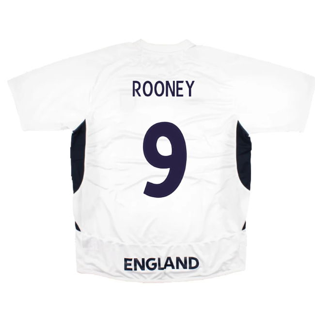 England 2005-07 Umbro Training Shirt (L) (Mint) (ROONEY 9)