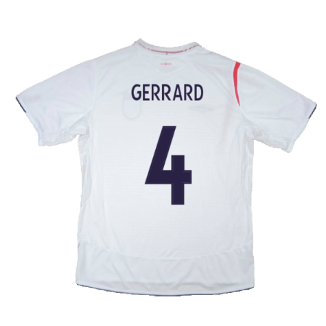 England 2005-2007 Home Shirt (3XL) (Good) (GERRARD 4)