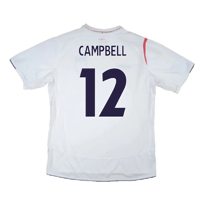 England 2005-2007 Home Shirt (XXL) (Very Good) (Very Good) (CAMPBELL 12)