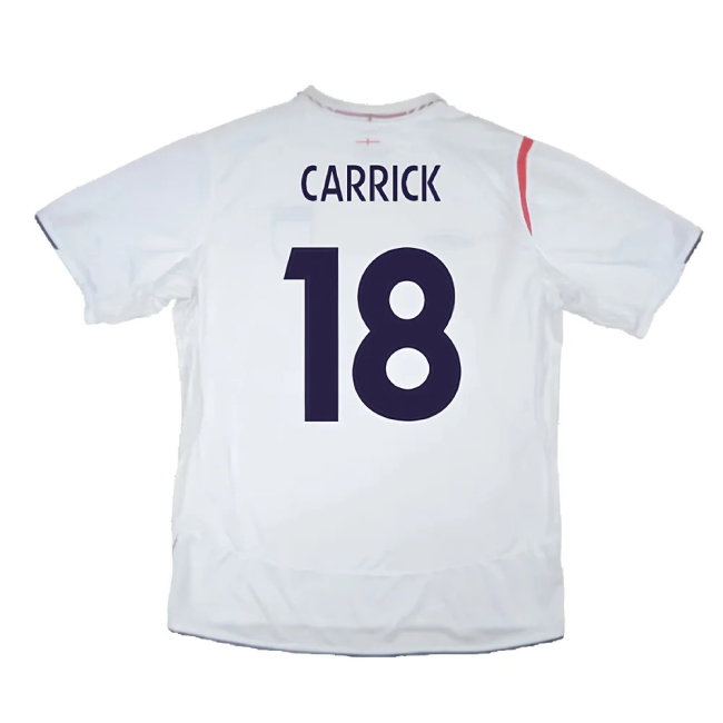 England 2005-2007 Home Shirt (XXL) (Very Good) (Very Good) (CARRICK 18)