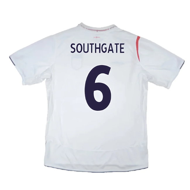 England 2005-2007 Home Shirt (XXL) (Very Good) (Very Good) (SOUTHGATE 6)