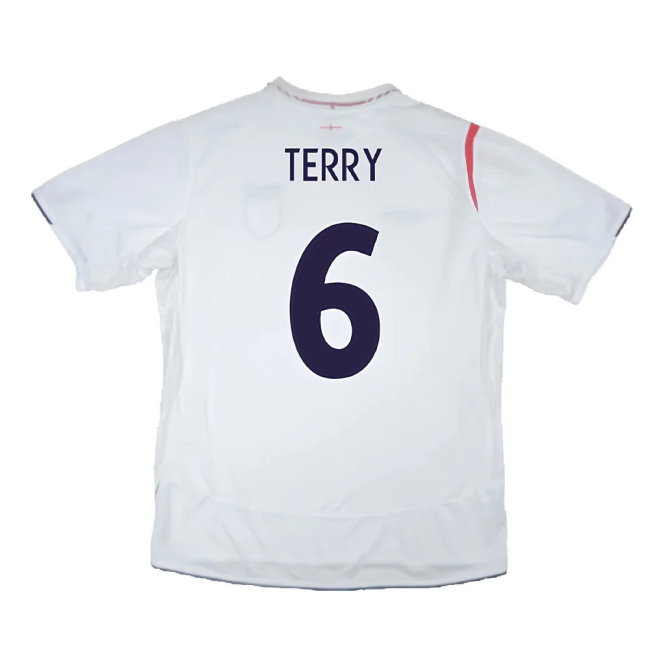 England 2005-2007 Home Shirt (XXL) (Very Good) (Very Good) (TERRY 6)