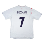 England 2005-2007 Home Shirt (XL) (Very Good) (BECKHAM 7)
