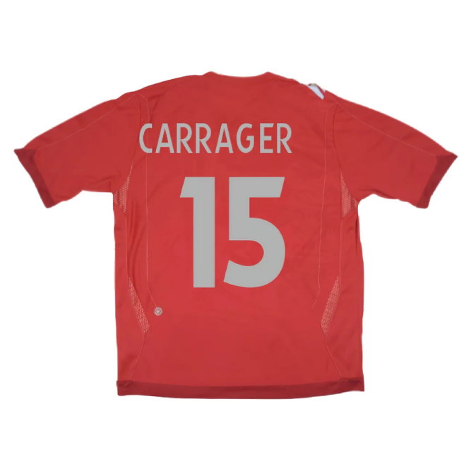 England 2006-08 Away Shirt (L) (Good) (CARRAGHER 15)