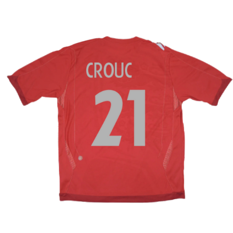 England 2006-08 Away Shirt (XL) (CROUCH 21) (Good)