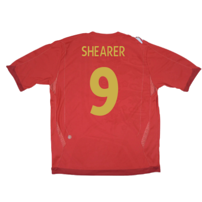 England 2006-08 Away Shirt (M) (Excellent) (SHEARER 9)