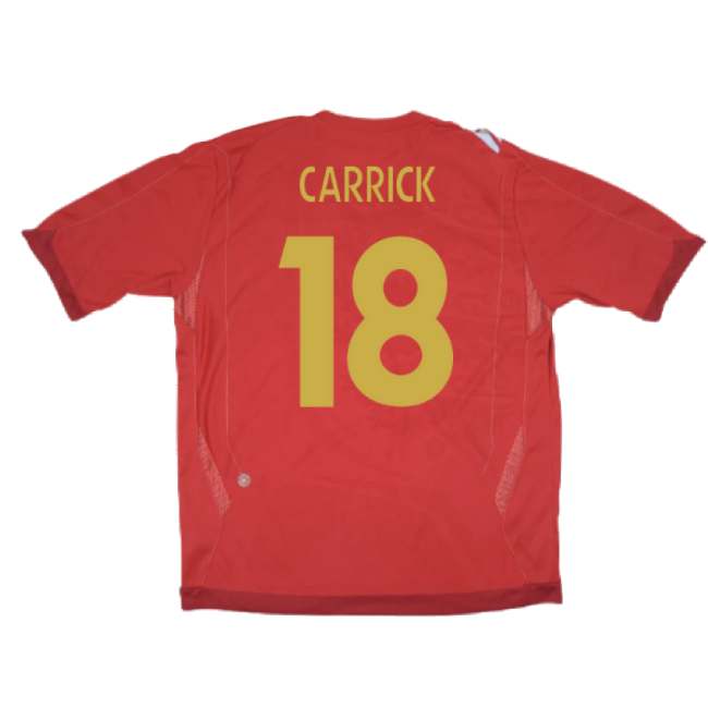 England 2006-08 Away Shirt (M) (Very Good) (CARRICK 18)