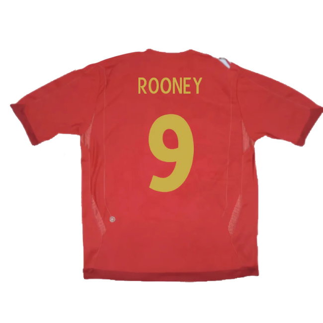 England 2006-08 Away Shirt (Very Good) (ROONEY 9)