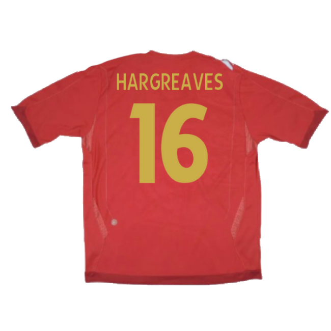 England 2006-08 Away Shirt (XLB 158cm) (Excellent) (HARGREAVES 16)