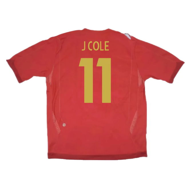 England 2006-08 Away Shirt (XLB 158cm) (Excellent) (J COLE 11)
