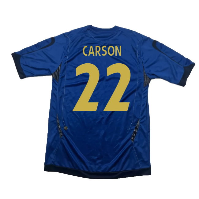 England 2006-08 Goalkeeper Shirt (XL) (Excellent) (Carson 22)