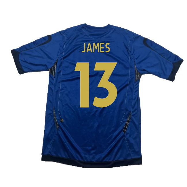 England 2006-08 Goalkeeper Shirt (M) (Excellent) (James 13)