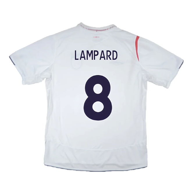 England 2006-08 Home Shirt (XL) (Excellent) (LAMPARD 8)