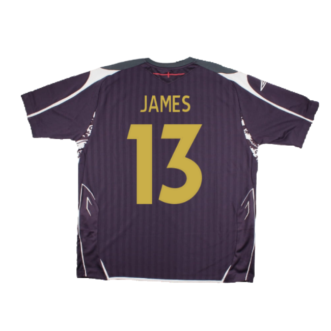 England 2007-08 GK Shirt ((Excellent) XXL) (James 13)