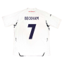 England 2007-09 Home Shirt (2XL) (Excellent) (BECKHAM 7)