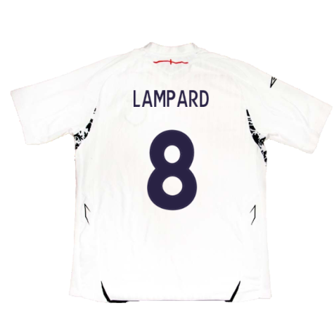 England 2007-09 Home Shirt (2XL) (Excellent) (LAMPARD 8)