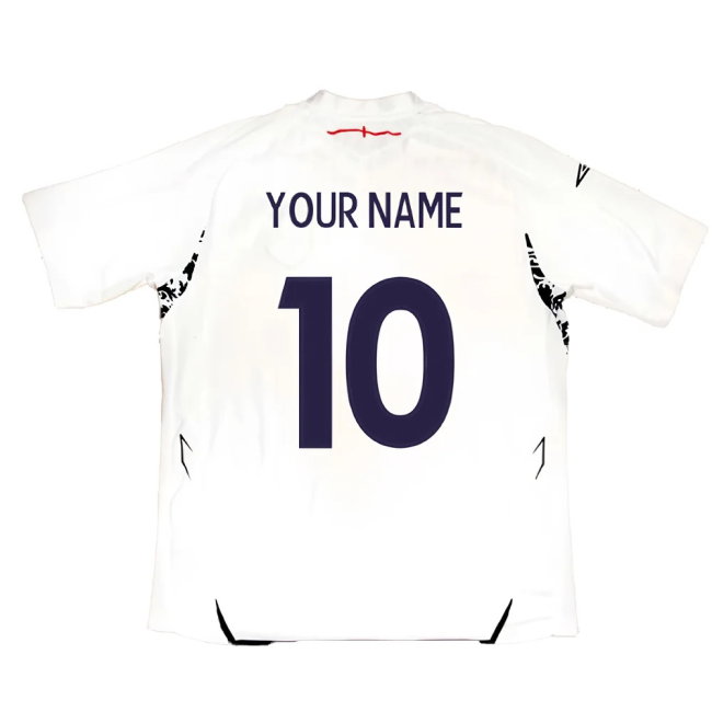 England 2007-09 Home Shirt (2XL) (Excellent) (Your Name)