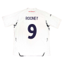England 2007-09 Home Shirt (M) (Very Good) (ROONEY 9)